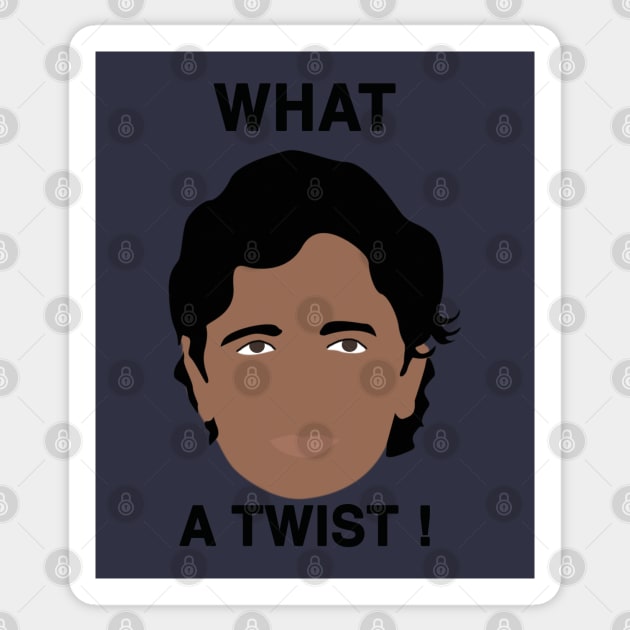 Shyamalan - What a Twist ! Sticker by JorisLAQ